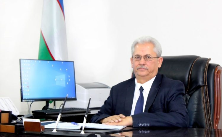  Поздравление генерального директора АО «Шаргункумир» Хамзы Наимовича Абдуллаева по случаю «Праздника узбекского языка».