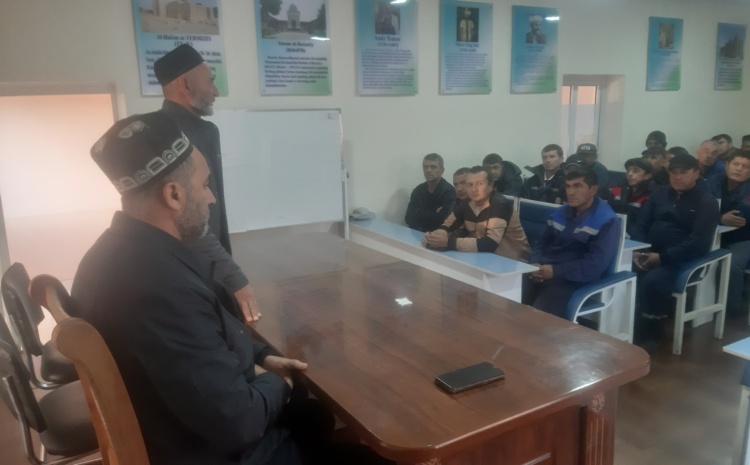  An event was held at “Shargunkumir” JSC with the participation of representatives of “Khoja Alovuddin Attar” mosque of Shargun city.