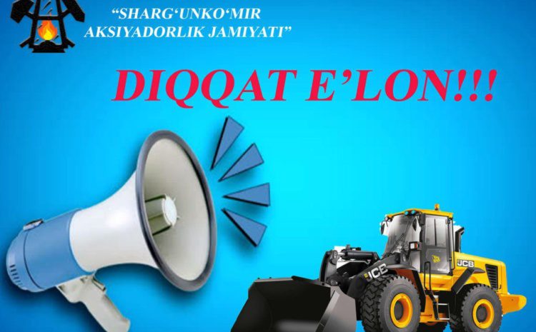  “Sharg‘unko‘mir” AJdagi 1 ta yuk ortuvchi haydovchisi (Водитель погрузчика) bo‘sh ish o‘rniga mutaxassislarini saralash uchun suhbati belgilandi.