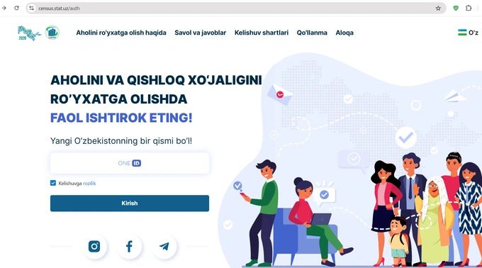  Аҳолини рўйхатга олишда энг кўп берилаётган саволларга жавоб берилди