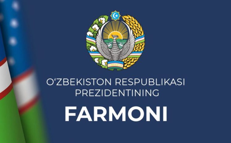  &laquo;Oʻzbekiston Respublikasida korrupsiyaning oldini olish va unga qarshi kurashish tizimini yanada takomillashtirish toʻgʻrisida&raquo; Prezident Farmoni qabul qilindi